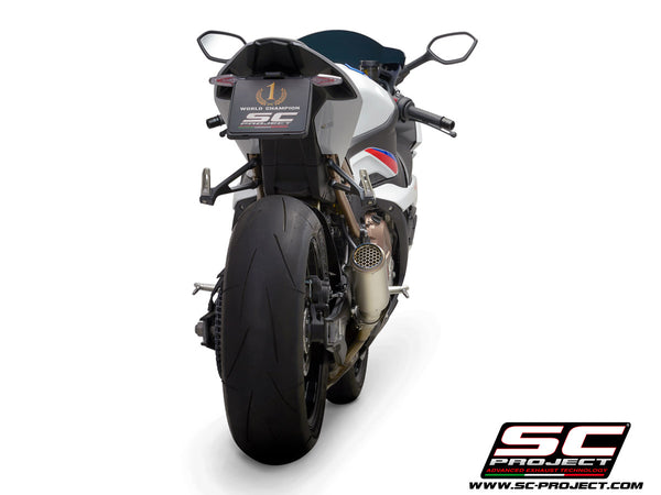 SC BMW S 1000 RR (2019 - 2020) CR-T Muffler, with Titanium mesh on exit muffler B33-38CR
