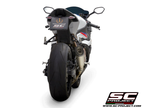 SC BMW S 1000 RR (2019 - 2020) S1 Muffler, Titanium, with Carbon fiber end cap B33-41T