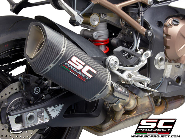 SC BMW S 1000 RR (2019 - 2020) SC1-R Muffler, with carbon fiber end cap B33-90T