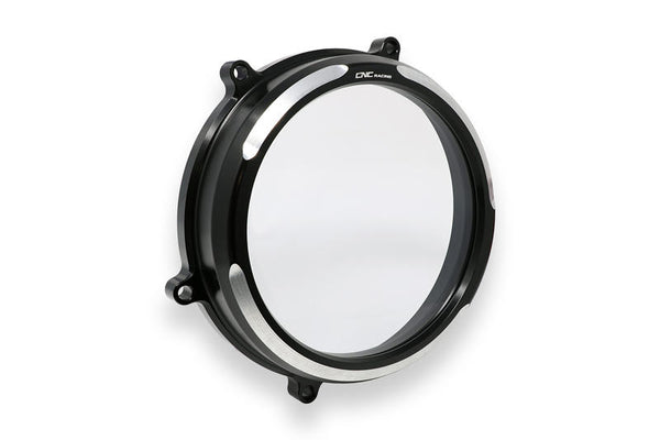 CNC RACING Clear oil bath clutch cover Ducati Panigale BICOLOR