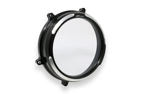 CNC RACING Clear oil bath clutch cover Ducati Panigale BICOLOR