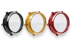 CNC RACING Clear oil bath clutch cover Ducati Streetfighter V4 BICOLOR
