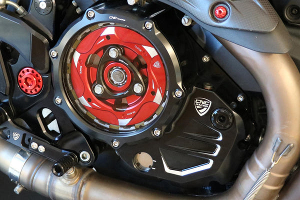 CNC RACING Clear cover oil bath clutch Ducati