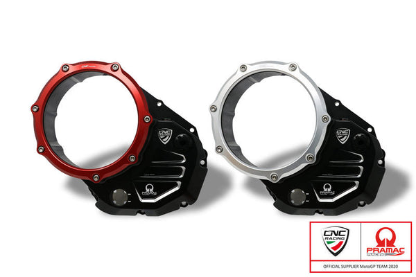 CNC RACING Clear cover oil bath clutch Ducati Pramac Racing Limited Edition