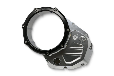CNC RACING Clear cover oil bath clutch Ducati BICOLOR