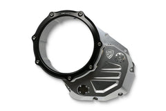 CNC RACING Clear cover oil bath clutch Ducati BICOLOR