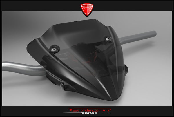 DUCATI DIAVEL ADJUSTABLE WIND SCREEN 2012~2014 - DennisPowerSport - 1