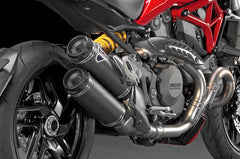 TERMIGNONI DUCATI MONSTER 1200 HOMOLOGATED SLIP-ON EXHAUST / CARBON MUFFLERS