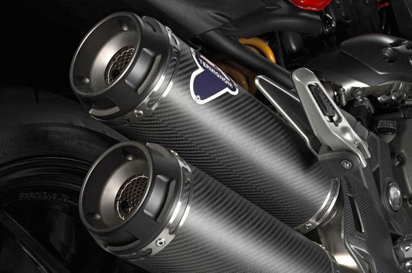 TERMIGNONI DUCATI MONSTER 821 HOMOLOGATED SLIP-ON EXHAUST / CARBON MUFFLERS