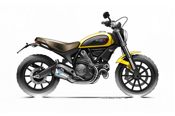 TERMIGNONI DUCATI SCRAMBLER RACING SLIP-ON EXHAUST