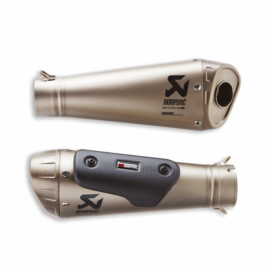 SCRAMBLER DUCATI PANIGALE V4 Racing silencers.
