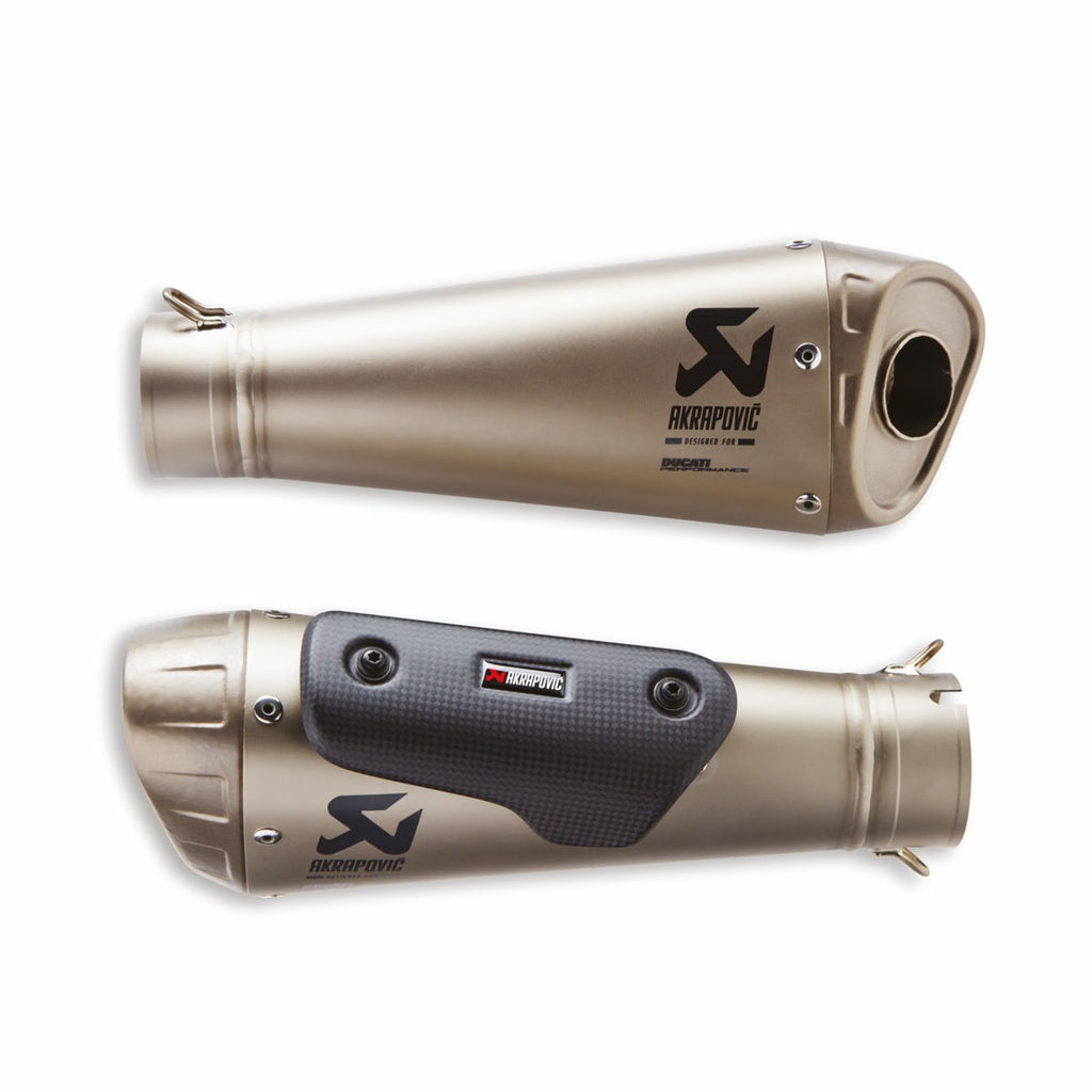 SCRAMBLER DUCATI PANIGALE V4 Racing silencers.