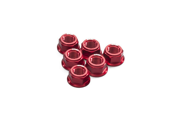 CNC RACING Nuts sets rear sprocket flange Ducati M10x1.0