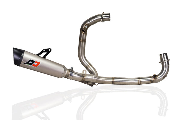 QD EXHAUST DUCATI Ducati Monster 797 Terminale in acciaio DARK Max-Cone