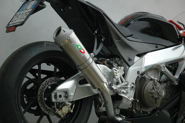 QD EXHAUST APRILIA Aprilia RSV4 Magnum Series “Slip-On” muffler Tri-cone titanium