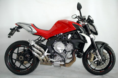 QD EXHAUST MV AGUSTA Brutale 675/800 Power-Gun Slip-on POWER GUN 3 muffler set (DARK version)