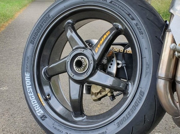 DYMAG CA5 CARBON FIBRE WHEELS DUCATI MV AGUSTA WITH SINGLESIDE SWINGARM DUAL SWINGARM