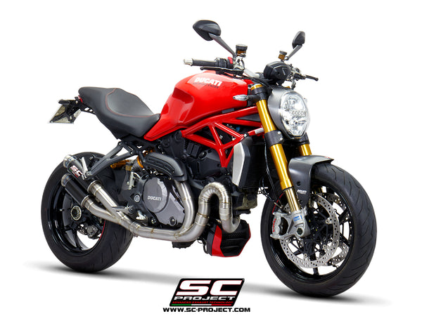 SC PROJECT DUCATI MONSTER 1200 (2017 - 2021) - S - R Headers 2-1 compatible with Stock and SC-Project mufflers (muffler not included) D25B-FS-FT