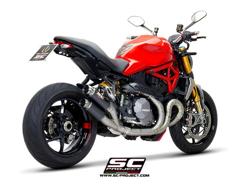 SC PROJECT DUCATI MONSTER 1200 (2017 - 2021) - S - R Headers 2-1 compatible with Stock and SC-Project mufflers (muffler not included) D25B-FS-FT