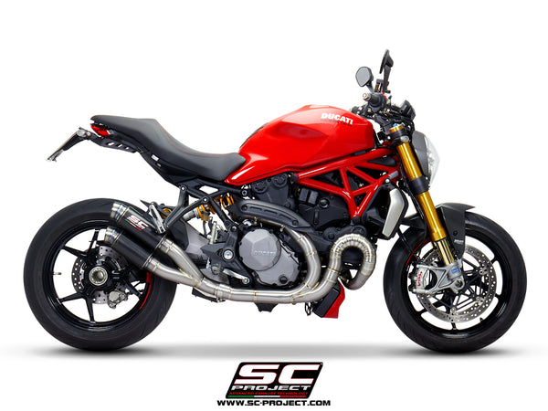 SC PROJECT DUCATI MONSTER 1200 (2017 - 2021) - S - R Headers 2-1 compatible with Stock and SC-Project mufflers (muffler not included) D25B-FS-FT