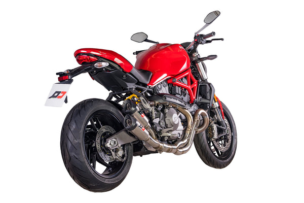 QD EXHAUST DUCATI  Ducati Raccordo centrale eliminatore valvola completo di ES-Eliminator MONSTER 1200S