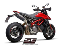 SC PROJECT DUCATI HYPERMOTARD 950 - SP (2019 - 2021) SC1-R Muffler, carbon fiber, with carbon fiber end cap D31-91C