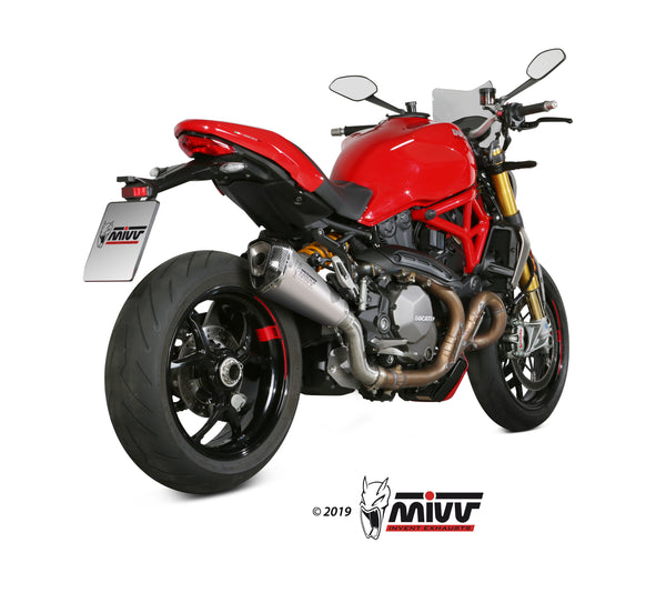 MIVV DUCATI MONSTER 1200 2017 > 2020 DELTA RACE STAINLESS STEEL Exhausts
