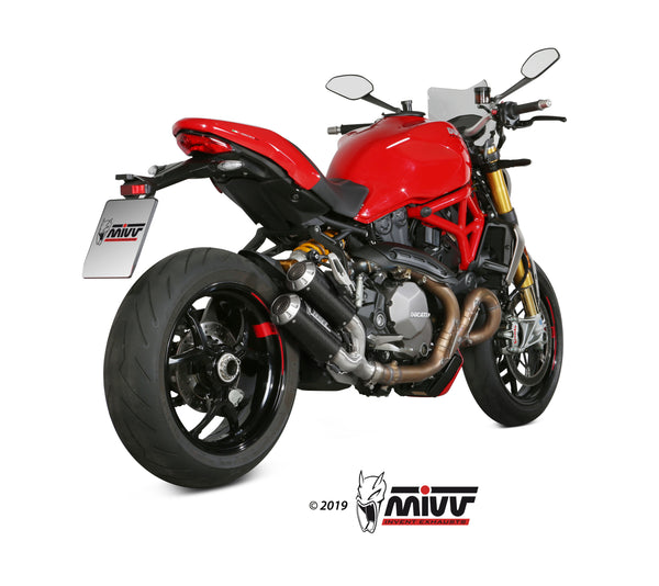MIVV DUCATI MONSTER 1200 2017 > 2020 MK3 CARBON Exhausts
