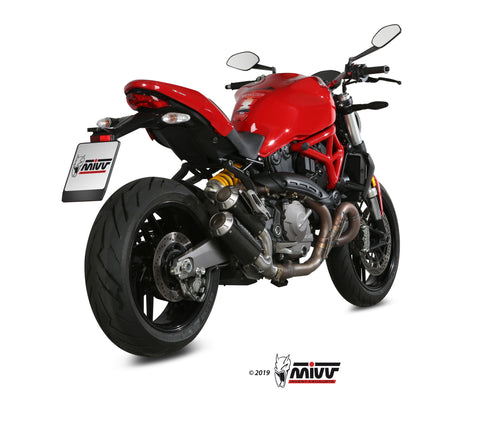 MIVV DUCATI MONSTER 821 2018 > 2020 MK3 CARBON Exhausts D.042.SM3C