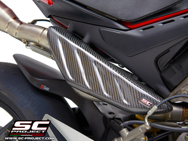 SC PROJECT DUCATI PANIGALE V4 4-2 EXHAUST SYSTEM IN FULL TITANIUM WITH TITANIUM  S1-GP MUFFLER / D26-TC43T