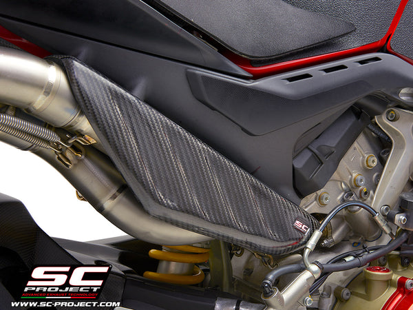 SC PROJECT DUCATI PANIGALE V4 4-2 EXHAUST SYSTEM IN FULL TITANIUM WITH TITANIUM  S1-GP MUFFLER / D26-TC43T