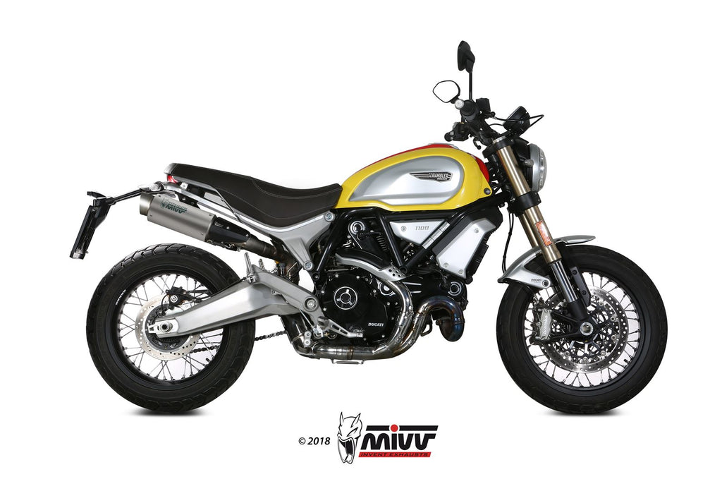 MIVV DUCATI SCRAMBLER 1100 2018 > 2020 GP PRO TITANIUM Exhausts