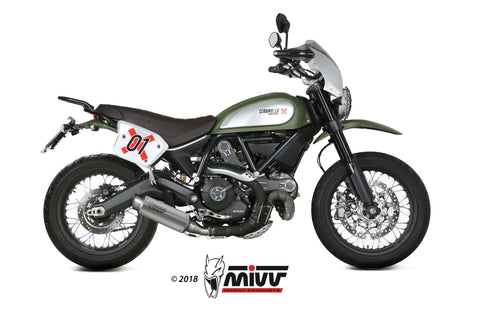 MIVV DUCATI SCRAMBLER 800 2015 > 2020 GP PRO TITANIUM Exhausts
