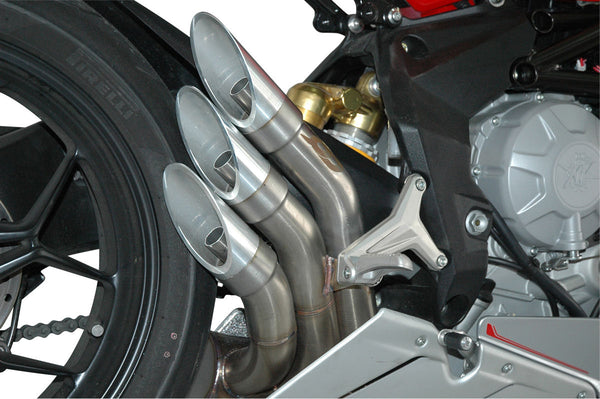 QD EXHAUST MV AGUSTA MV Agusta F3 675 – 800 Power-Gun Euro 4 Dark Version