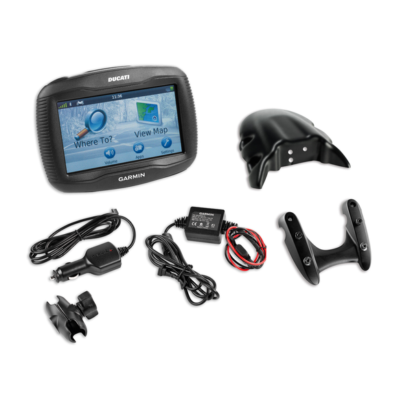 DUCATI SATELLITE NAVIGATOR KIT ZUMO 390 / 96680301A & 96680311A - DennisPowerSport - 1
