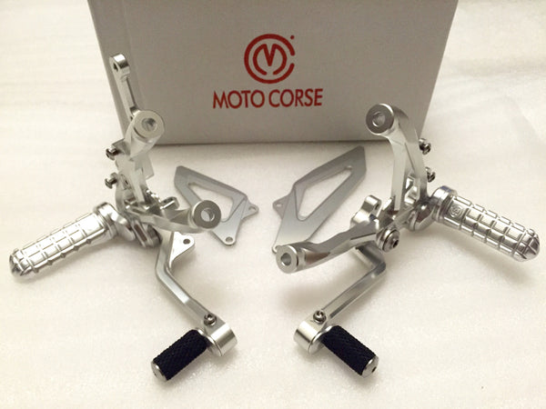 MOTO CORSE DUCATI PANIGALE 899 1199 959 1299 ADJUSTABLE REARSETS - DennisPowerSport - 1