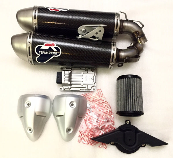 TERMIGNONI DUCATI MONSTER 696 CARBON SLIP-ON EXHAUST / 96457710B - DennisPowerSport - 2