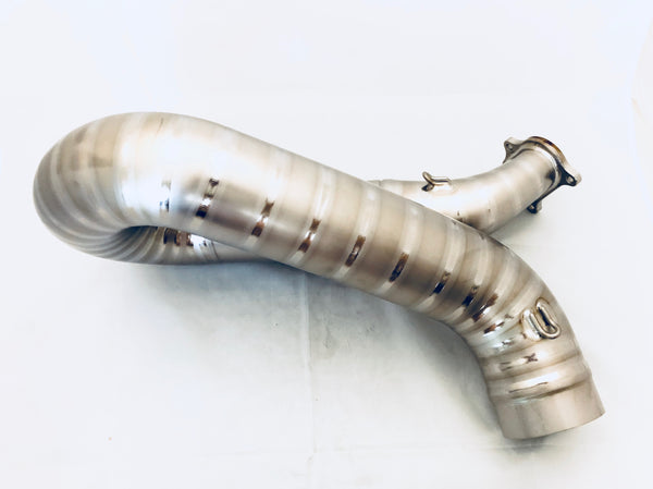 MOTOCORSE 75mm Titanium Header kit for 899  for use with Termi RACING silencer
