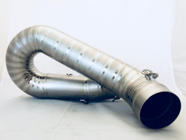 MOTOCORSE 75mm Titanium Header kit for 1199/1299  for use with Termi RACING silencer