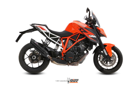 MIVV KTM 1290 SUPERDUKE 2017 > 2019 SUONO BLACK STAINLESS STEEL Exhausts KT.014.L9