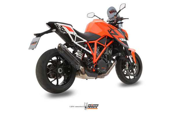 MIVV KTM 1290 SUPERDUKE 2017 > 2019 SUONO BLACK STAINLESS STEEL Exhausts KT.014.L9