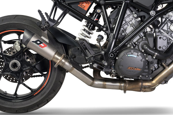QD EXHAUST KTM+ KTM 1290 SUPERDUKE Titanium GUNSHOT60 RACING mid pipe NO-KAT