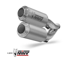 MIVV DUCATI MONSTER 821 2018 > 2020 MK3 STAINLESS STEEL Exhausts D.042.SM3X