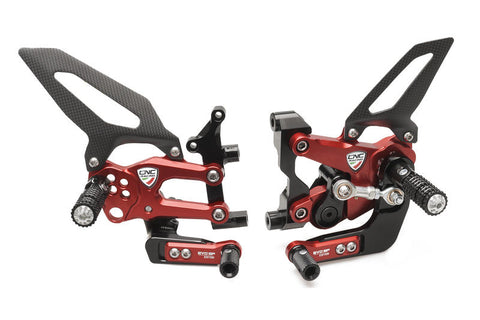 CNC RACING ADJUSTABLE REAR SETS DUCATI PANIGALE SERIES EVO GP Edition