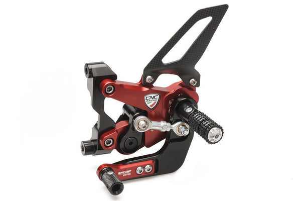 CNC RACING ADJUSTABLE REAR SETS DUCATI PANIGALE SERIES EVO GP Edition