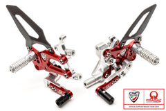 CNC RACING Adjustable rearsets RPS Ducati SBK Panigale series Team Pramac MotoGP Limited Edition
