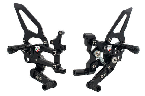 CNC RACING Adjustable rear sets RPS "Easy" Ducati SBK Panigale series road and reverse shifting