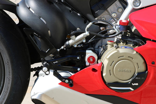 CNC RACING Adjustable rear sets RPS Ducati Panigale V4 series for V4, V4 S and V4 Speciale