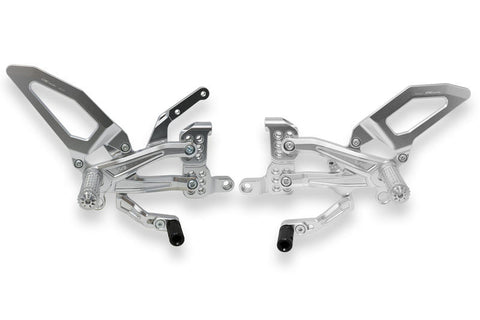 CNC RACING Adjustable rear sets RPS Ducati Panigale V4 series for V4, V4 S and V4 Speciale - EASY