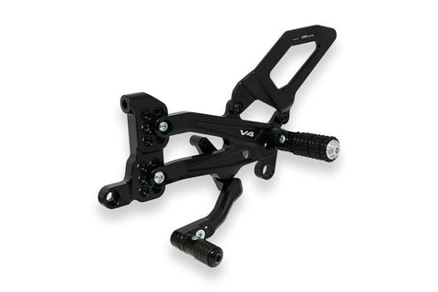 CNC RACING Adjustable rearsets Ducati Streetfighter V4